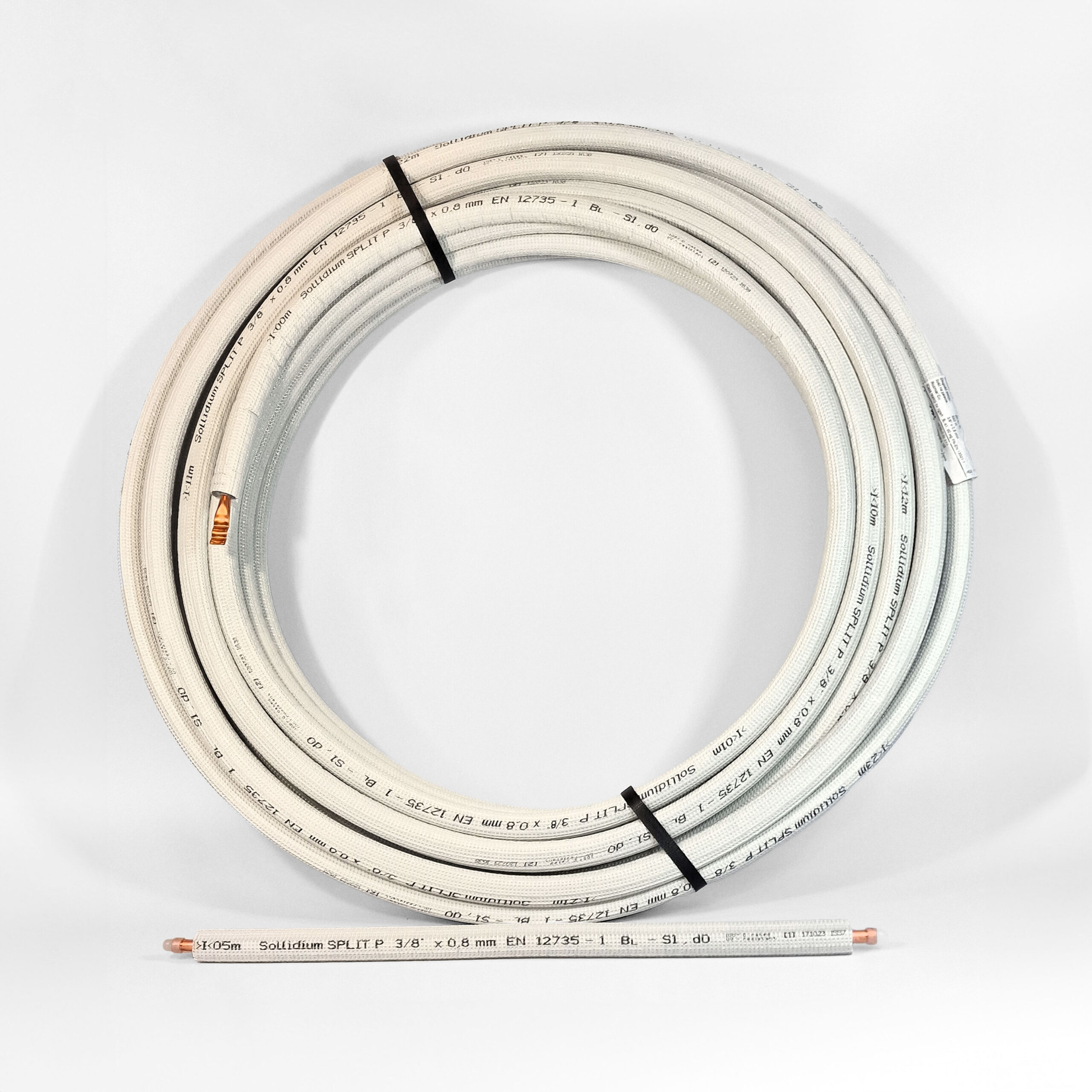 Miedziane rury chłodnicze w izolacji Sollidium